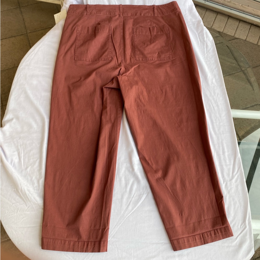 A New Day Wm Plus Size Wide Straight Leg Pants w/ Stretch Elastic Waistband 20W